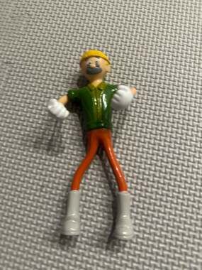 Bob the Builder Farmer Pickles 4" Bendy Action Figure 2002